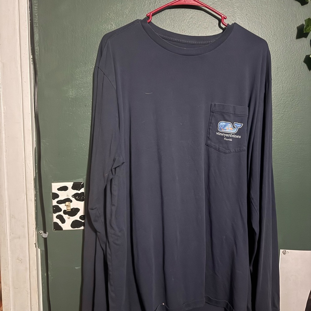 Vineyard Vines Blue Long Sleeve Tee